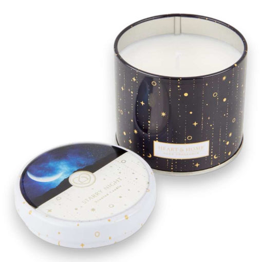 Picture of HEART & HOME TIN CANDLE - STARRY NIGHT